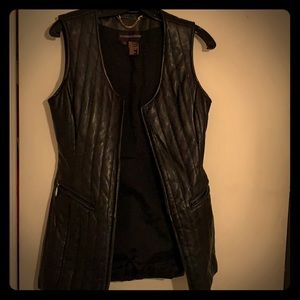 Leather vest